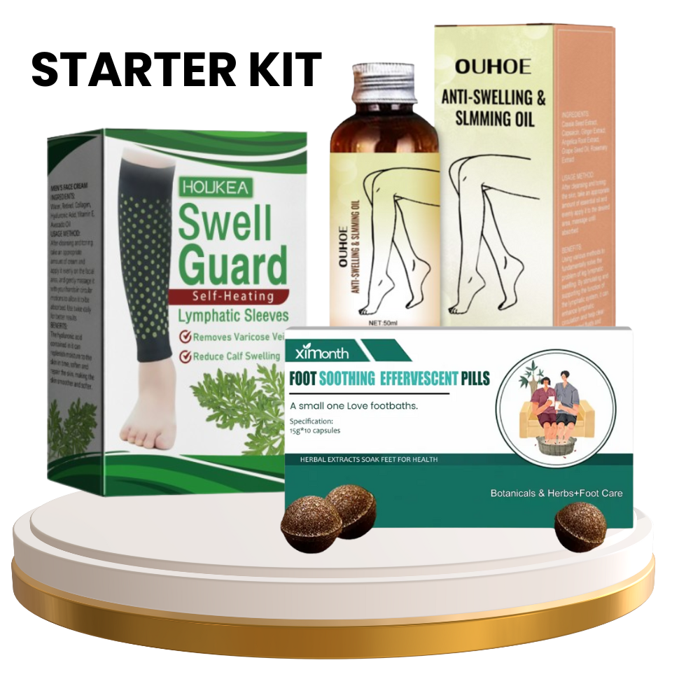 LymphaKit® | Drain excess fluid and feel lighter legs in days – with the complete lymphatic kit.