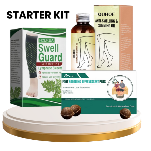 LymphaKit® | Drain excess fluid and feel lighter legs in days – with the complete lymphatic kit.